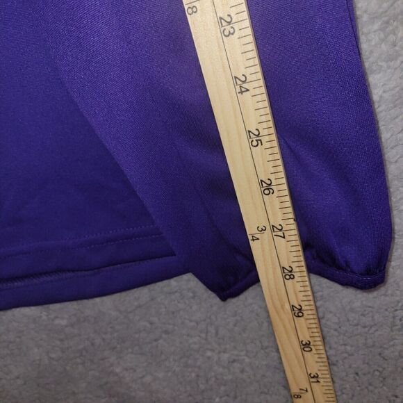 Adidas Mens 1/4 Zip Jacket Pullover M Collegiate Workout Athletic Wear Unisex - Picture 6 of 9